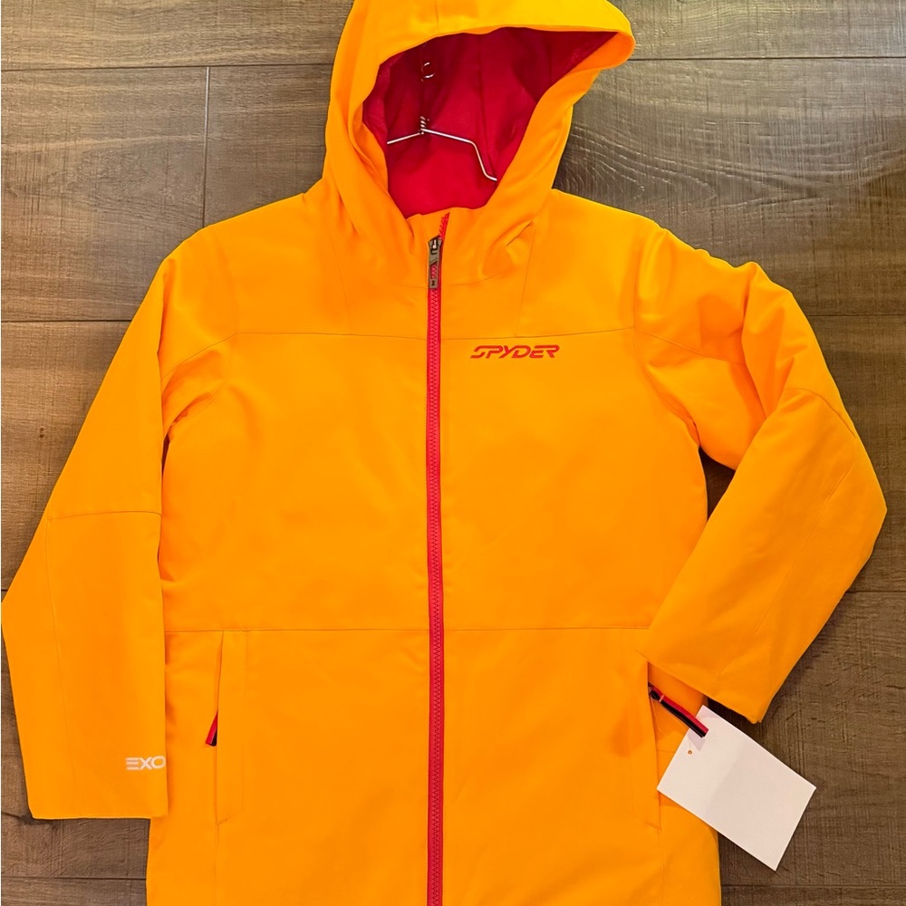 New Spyder Slash Jacket in Orange with Red Accents